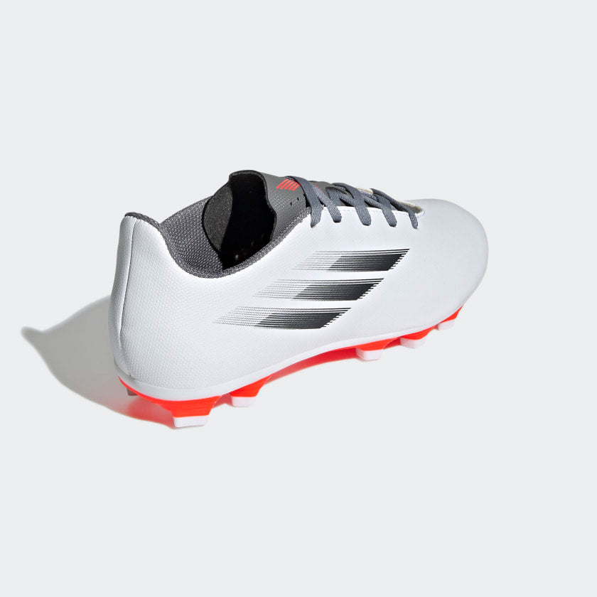Adidas JR X Speedflow .4 FxG - White-Iron Metallic (Diagonal 2)