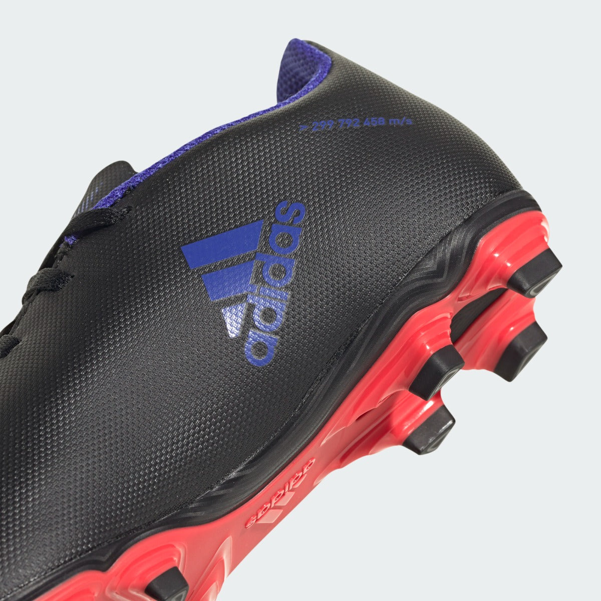 Adidas JR X Speedflow .4 FxG - Black-Sonic Ink (Detail 2)