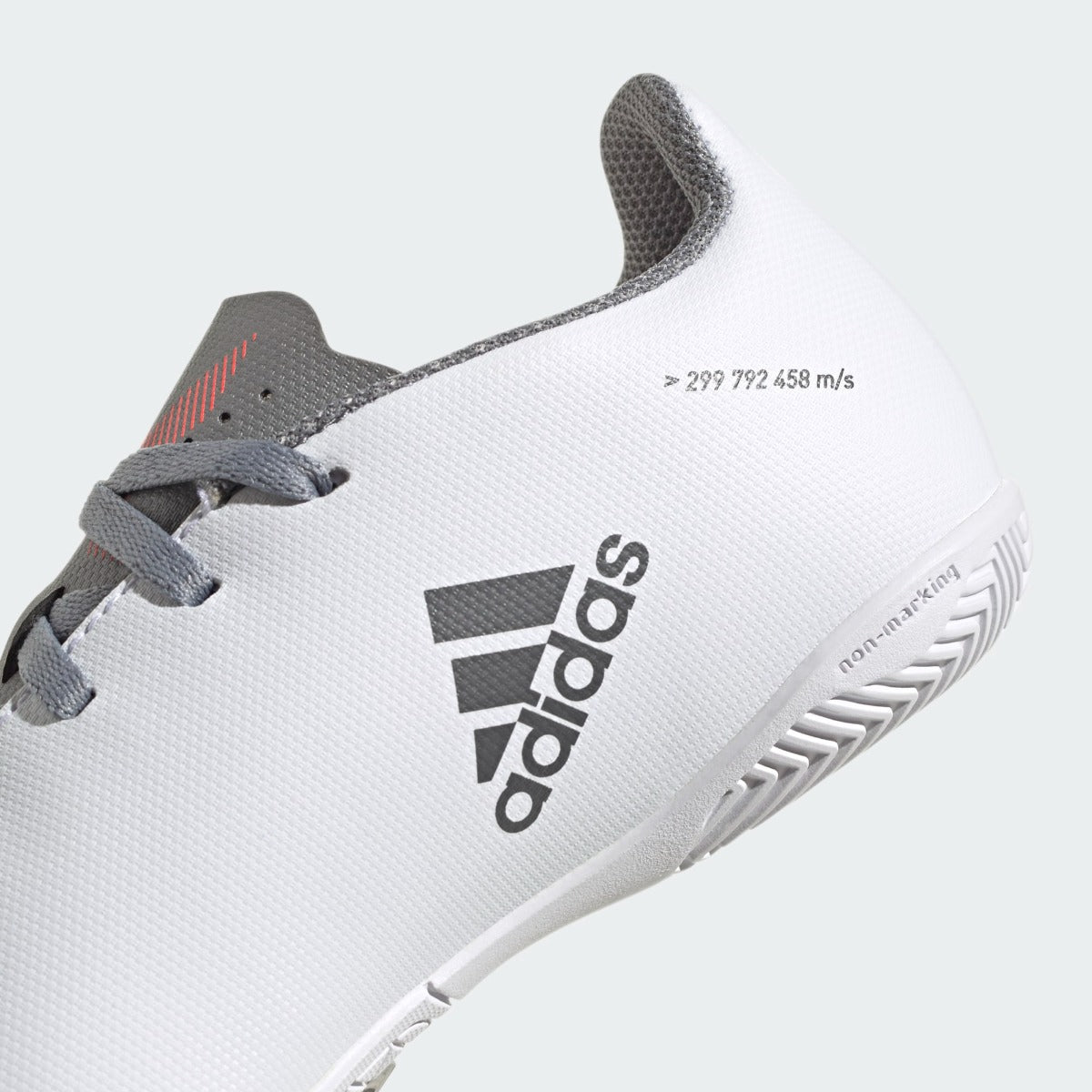 Adidas JR X Speedflow .4 IN - White-Iron Metallic (Detail 1)