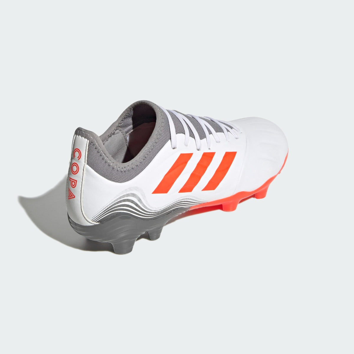Adidas Copa Sense .3 FG - White-Grey-Solar Red (Diagonal 2)