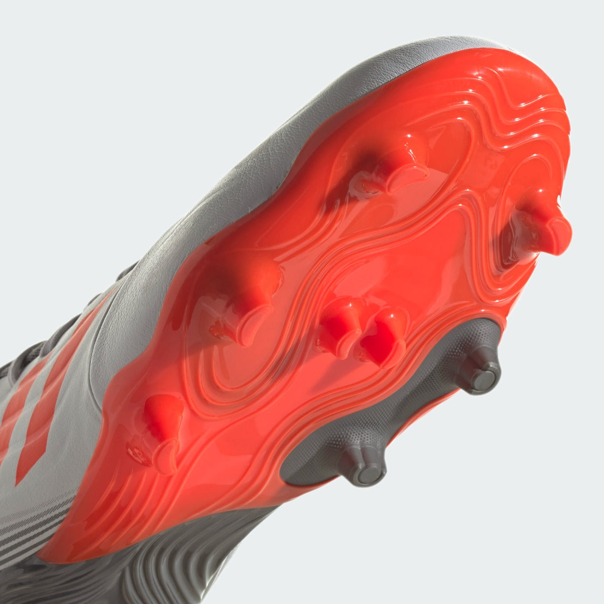 Adidas Copa Sense .3 FG - White-Grey-Solar Red (Detail 2)