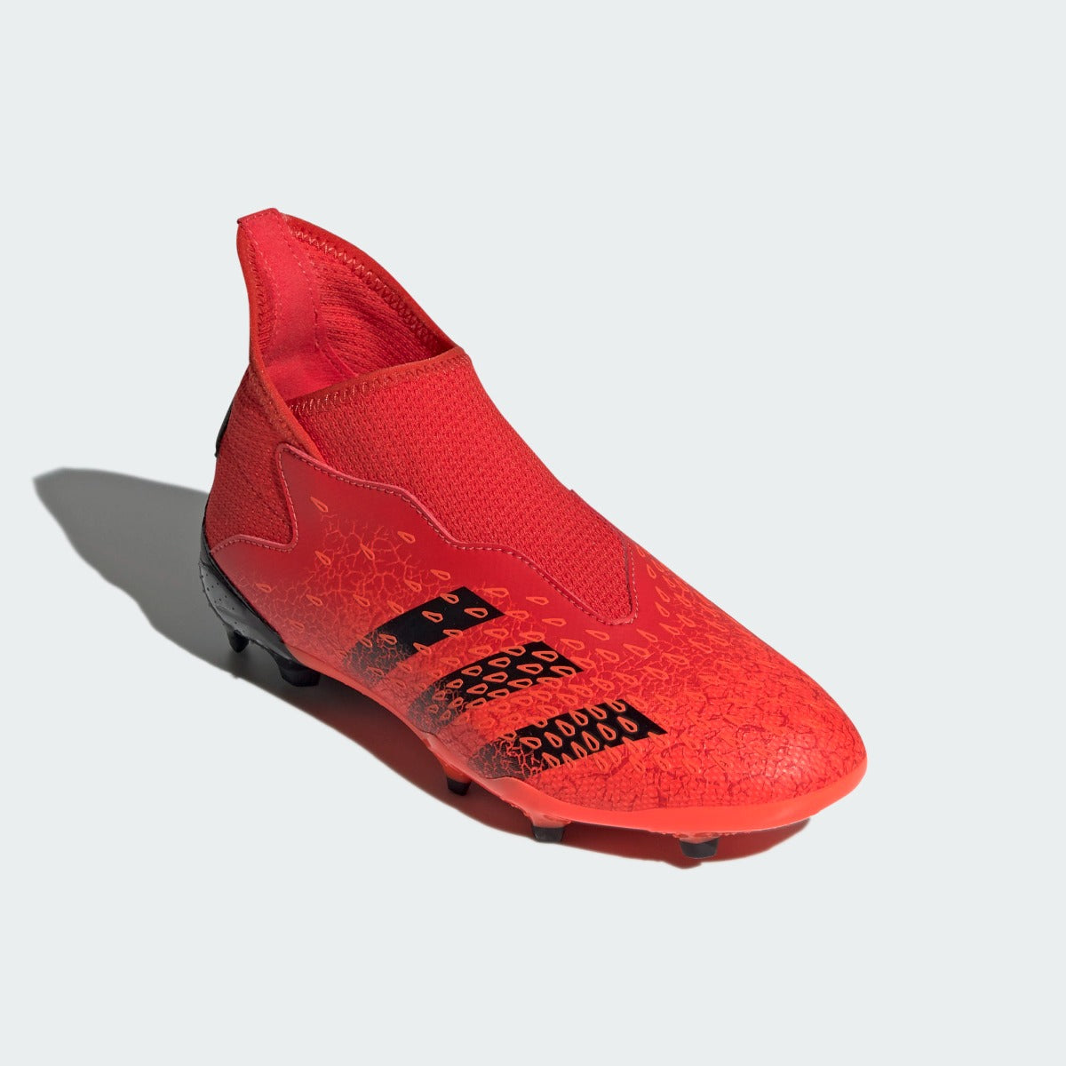 Adidas JR Predator Freak .3 Laceless FG - Red-Black (Diagonal 1)