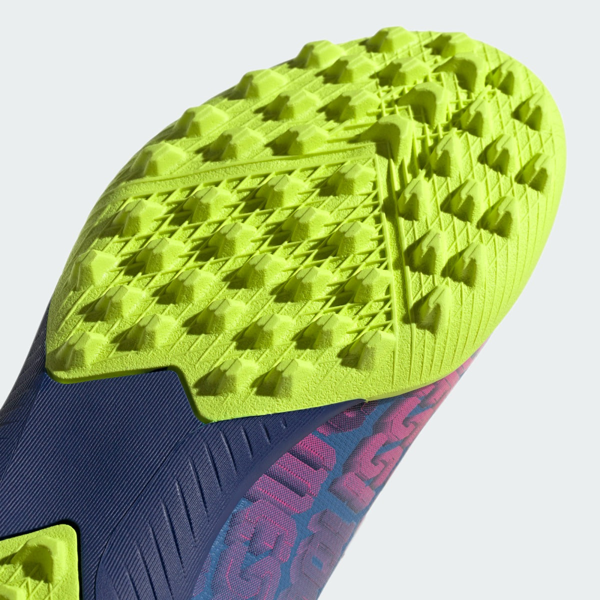Adidas JR X Speedflow MESSI .3 TF - Blue-Pink-Yellow (Detail 2)