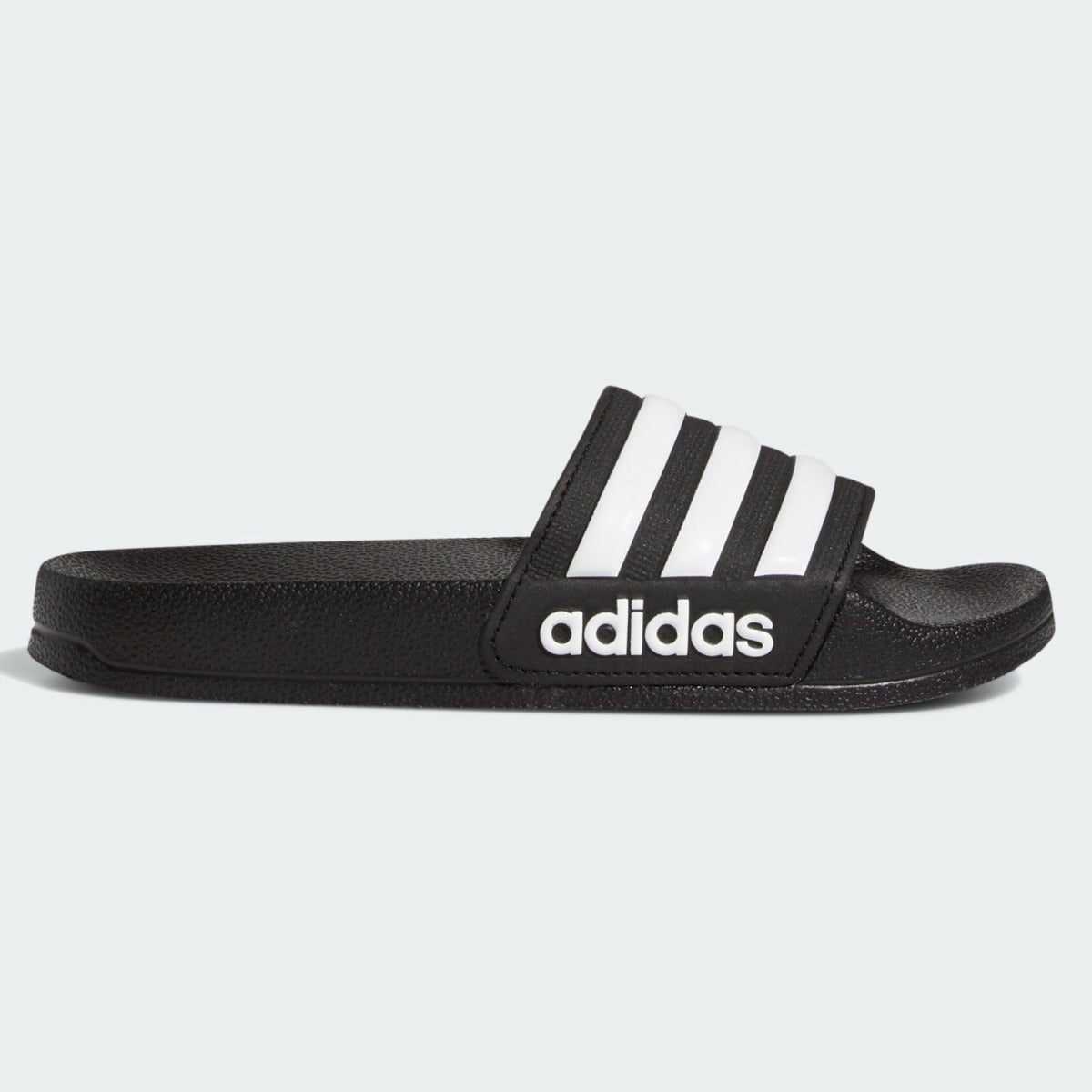 Adidas Youth Adilette Shower Sandal - Black-White