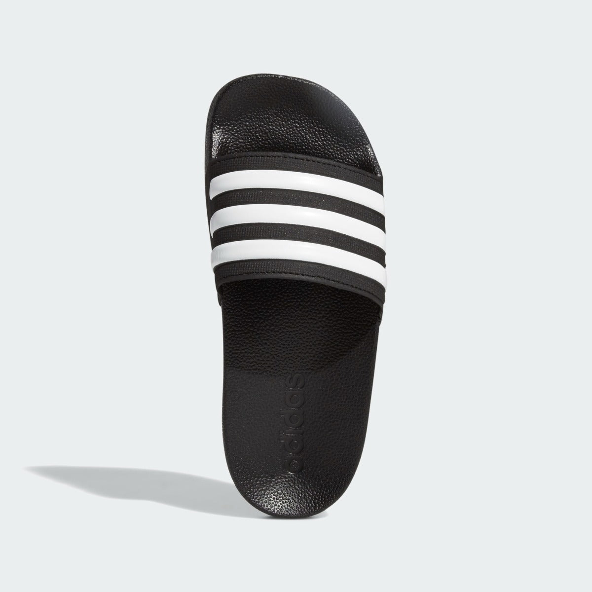 Adidas Youth Adilette Shower Sandal - Black-White (Top)
