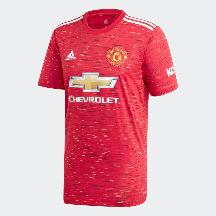 Adidas 2020-21 Manchester United Home Jersey - Red