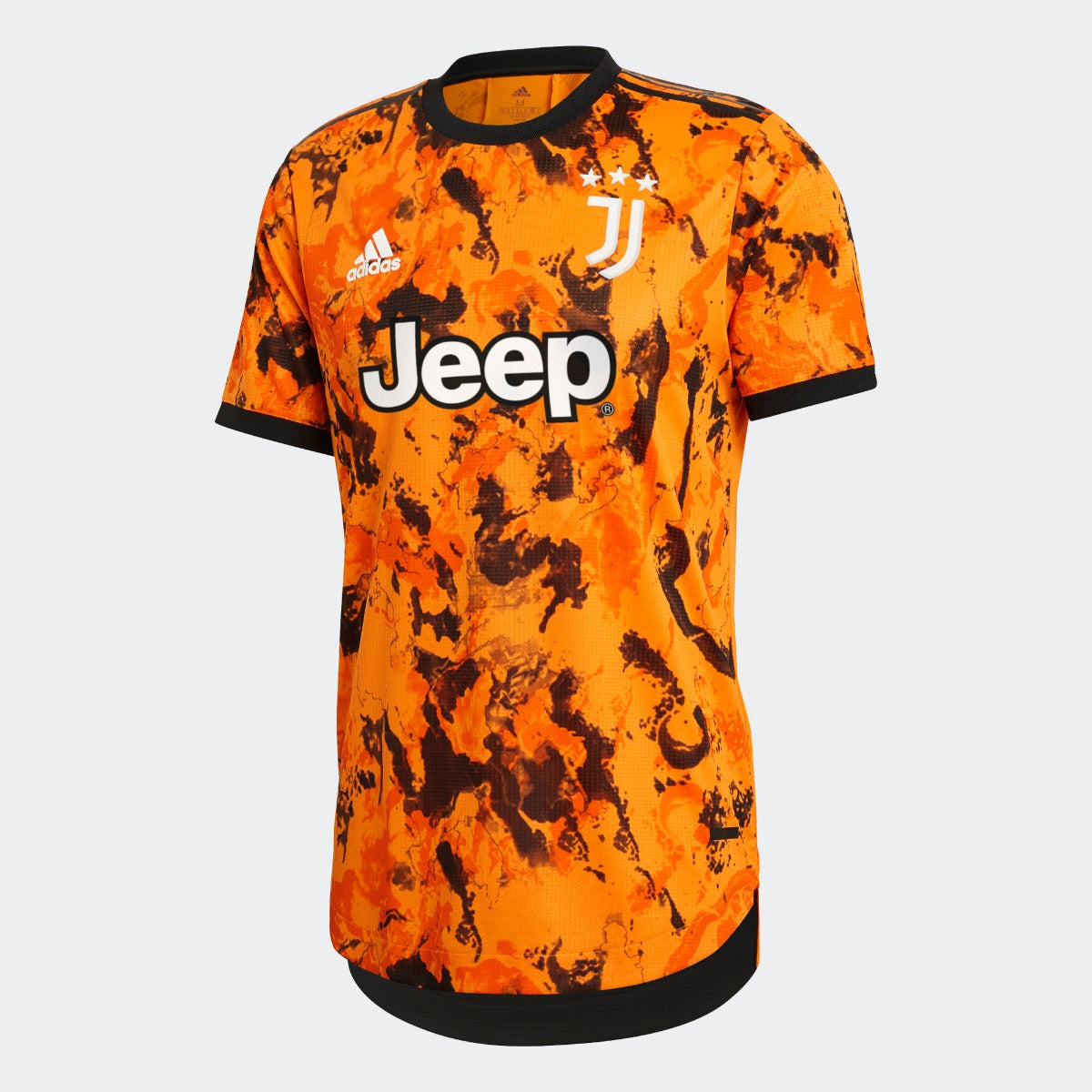 Adidas 2020-21 Juventus Authentic Third Jersey - Orange-Black