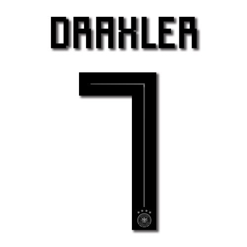 Germany 2018 Home Draxler #7 Jersey Name Set