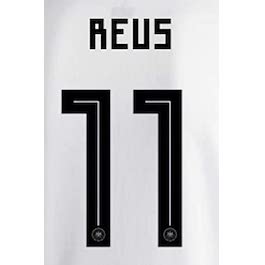 2018 Germany Home Reus #11 Jersey Name Set