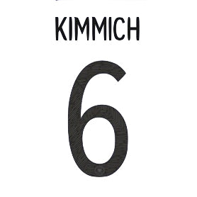 Germany 2020/21 Home Kimmich #18 Jersey Name Set