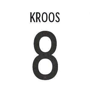 Germany 2020/21 Home Kroos #8 Jersey Name Set