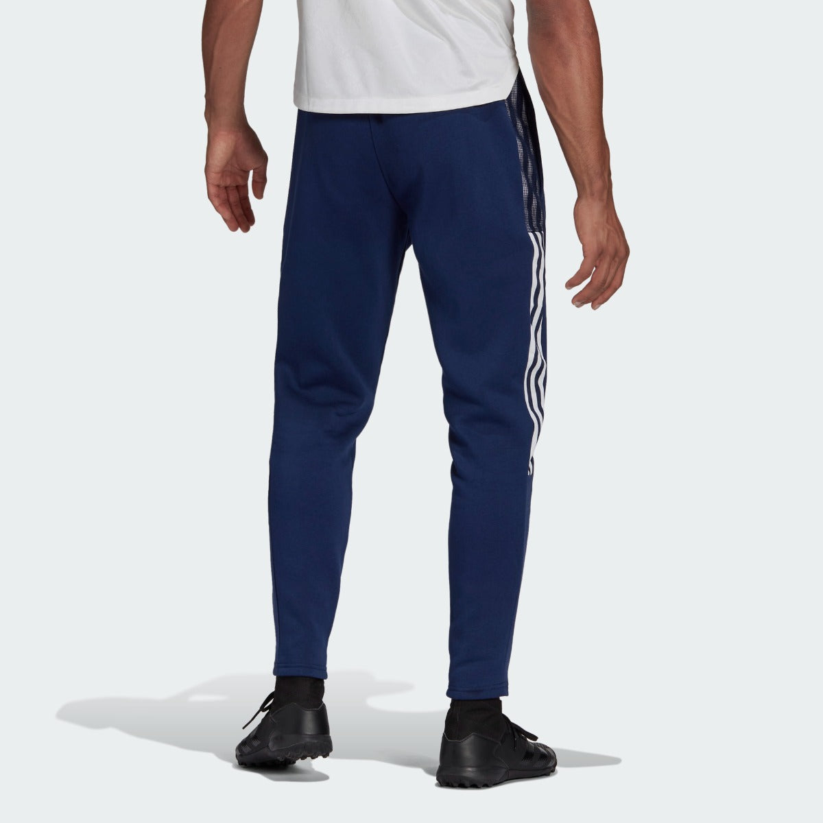 Adidas Tiro 21 Sweat Pants - Navy-White (Model - Back)
