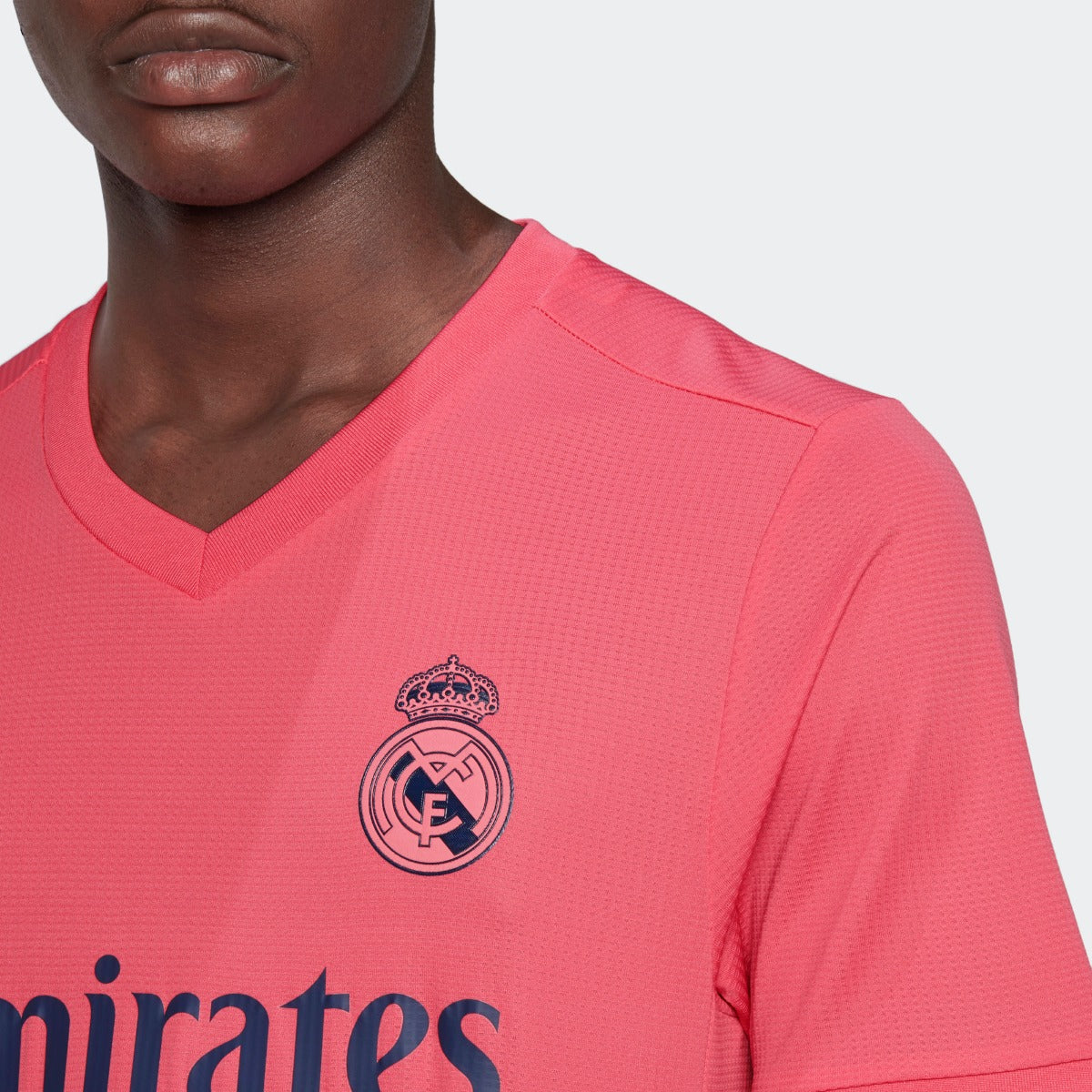 Adidas 2020-21 Real Madrid Authentic Away Jersey - Pink