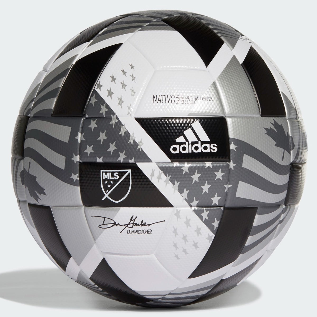 Adidas 2021 MLS League NFHS Ball - White-Black-Grey
