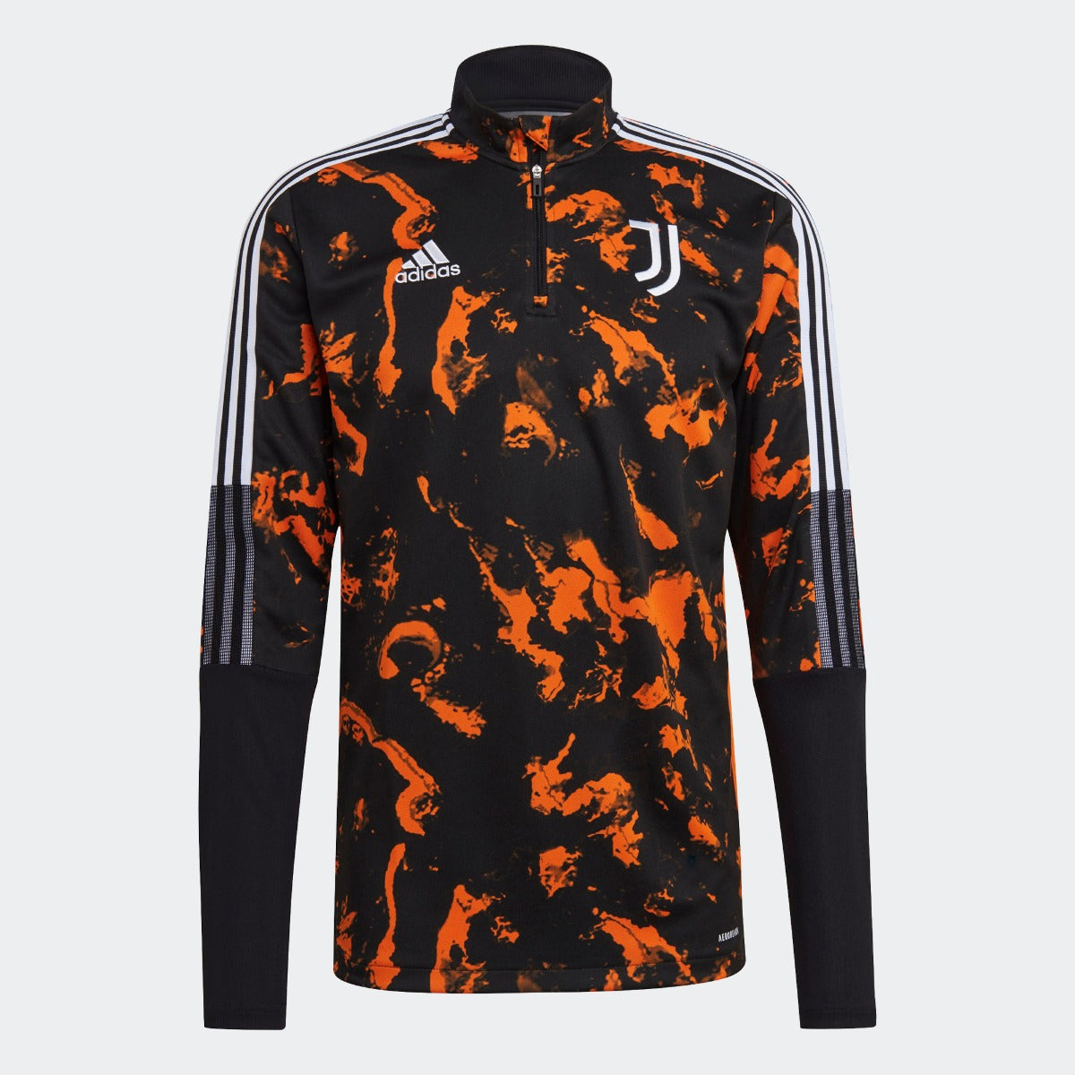Adidas 2020-21 Juventus AOP Training Top - Black-Orange