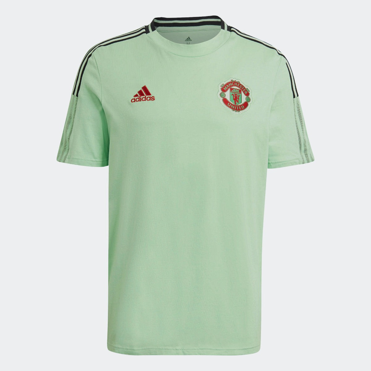 Adidas 2021 Manchester United Tee Shirt - Glory Mint (Front)