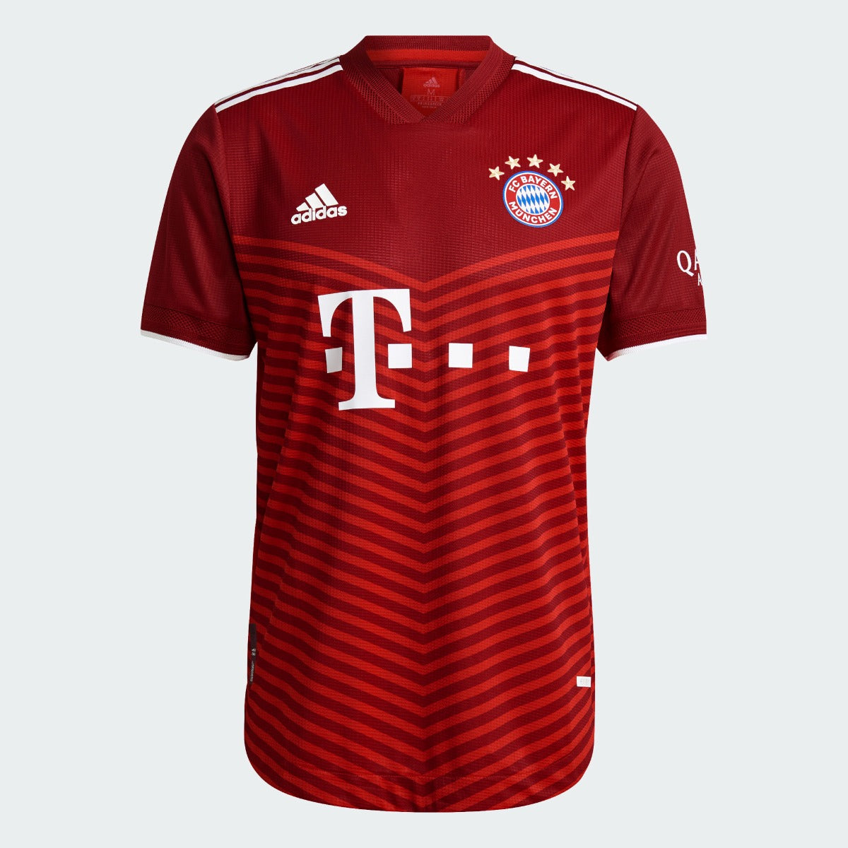 Adidas 2021-22 Bayern Munich Home Authentic Jersey - True Red (Front)