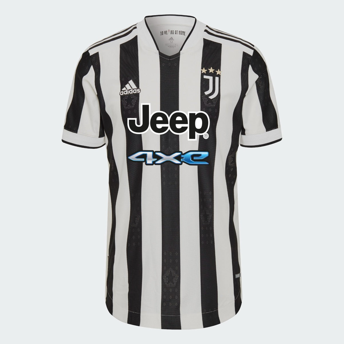 Adidas 2021-22 Juventus Home Authentic Jersey - White-Black (Front)