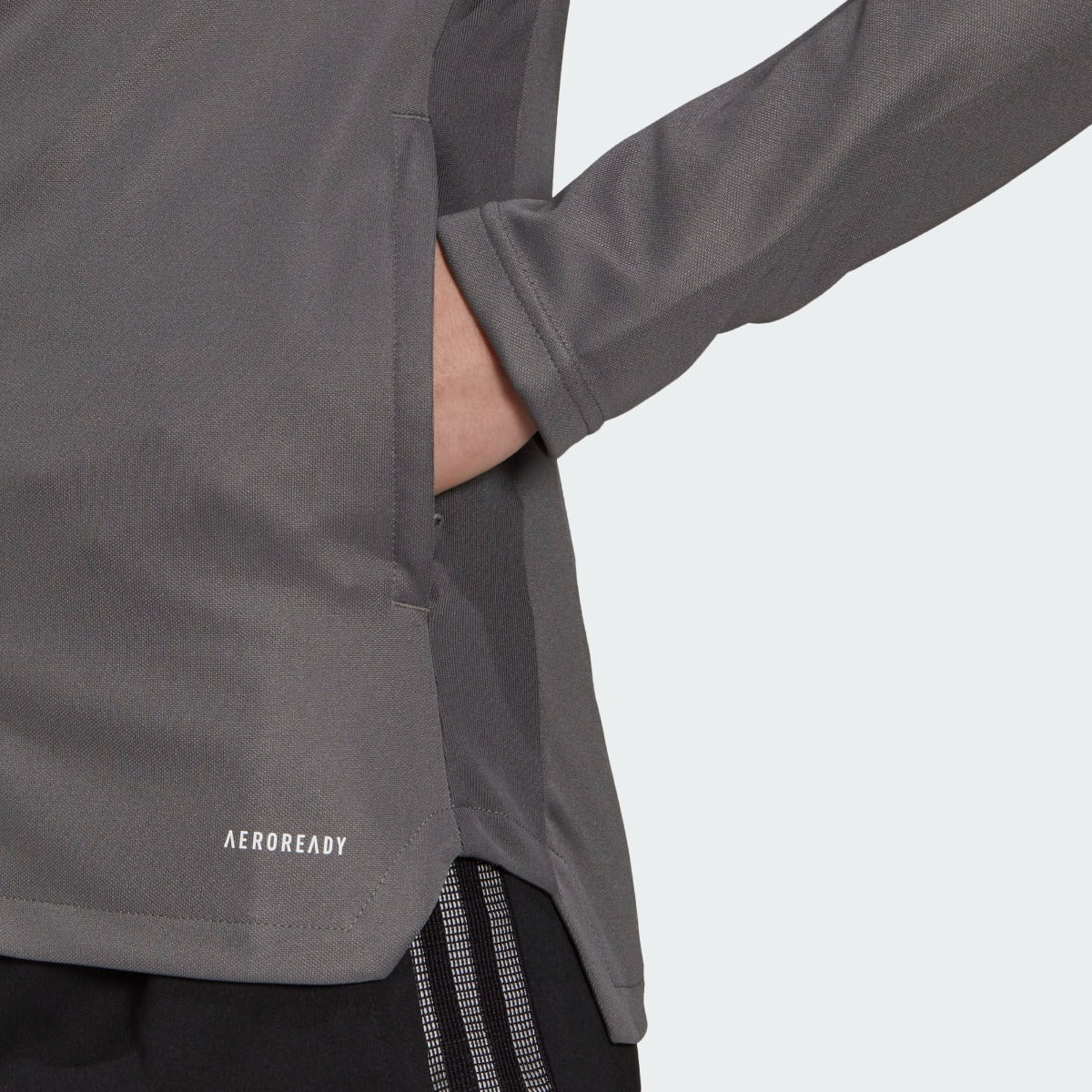 Adidas Women Tiro 21 Track Jacket - Team Grey (Detail 2)