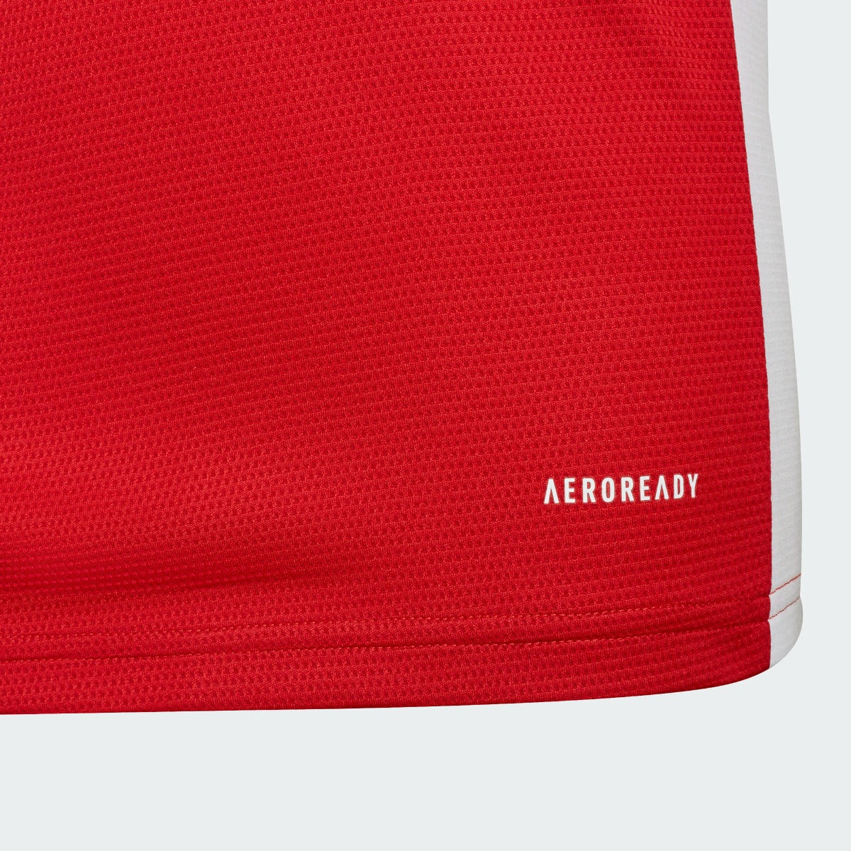 Adidas 2021-22 Arsenal Youth Home Jersey - Scarlet-White (Detail 3)