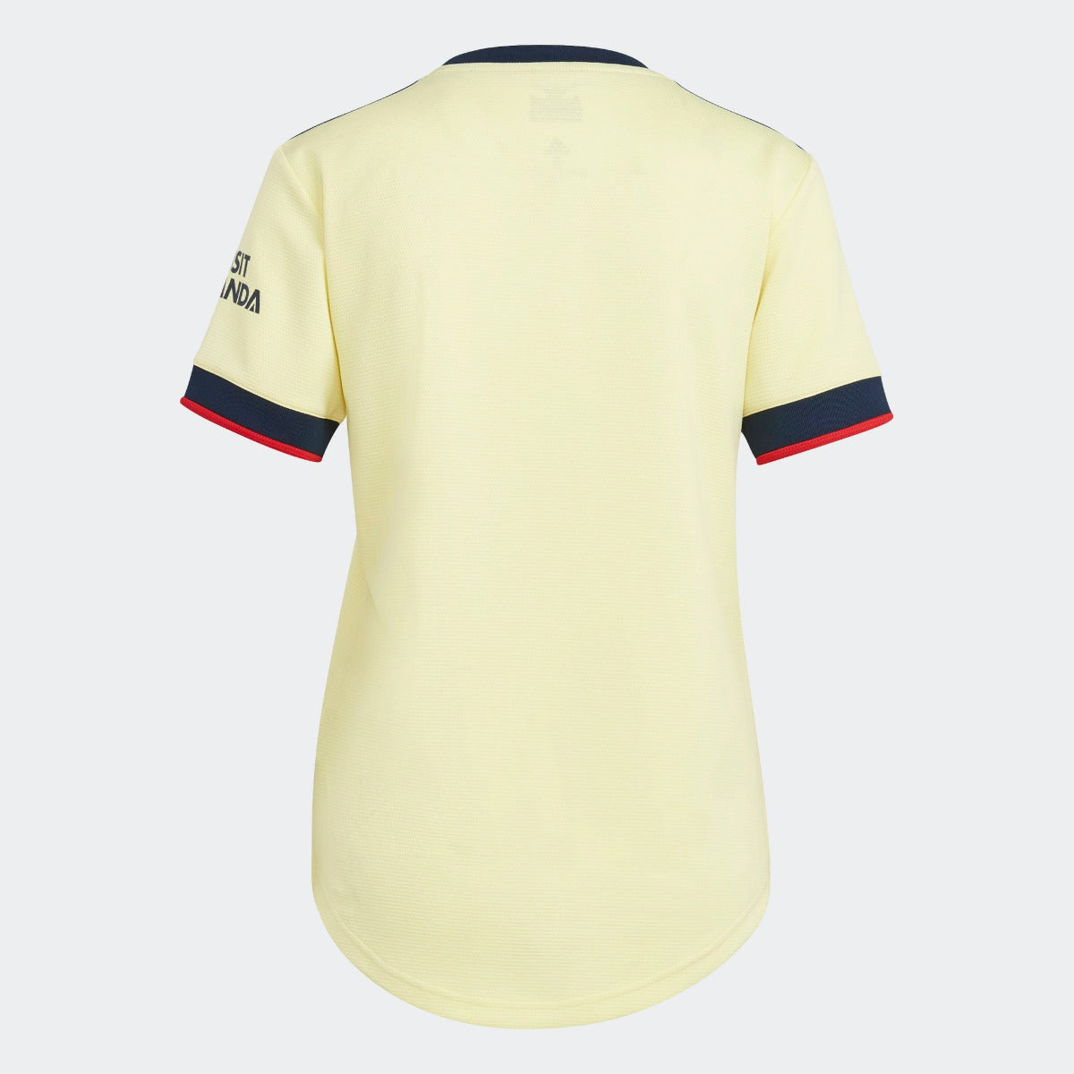 Adidas 2021-22 Arsenal Women Away Jersey - Pearl Citrine (Back)
