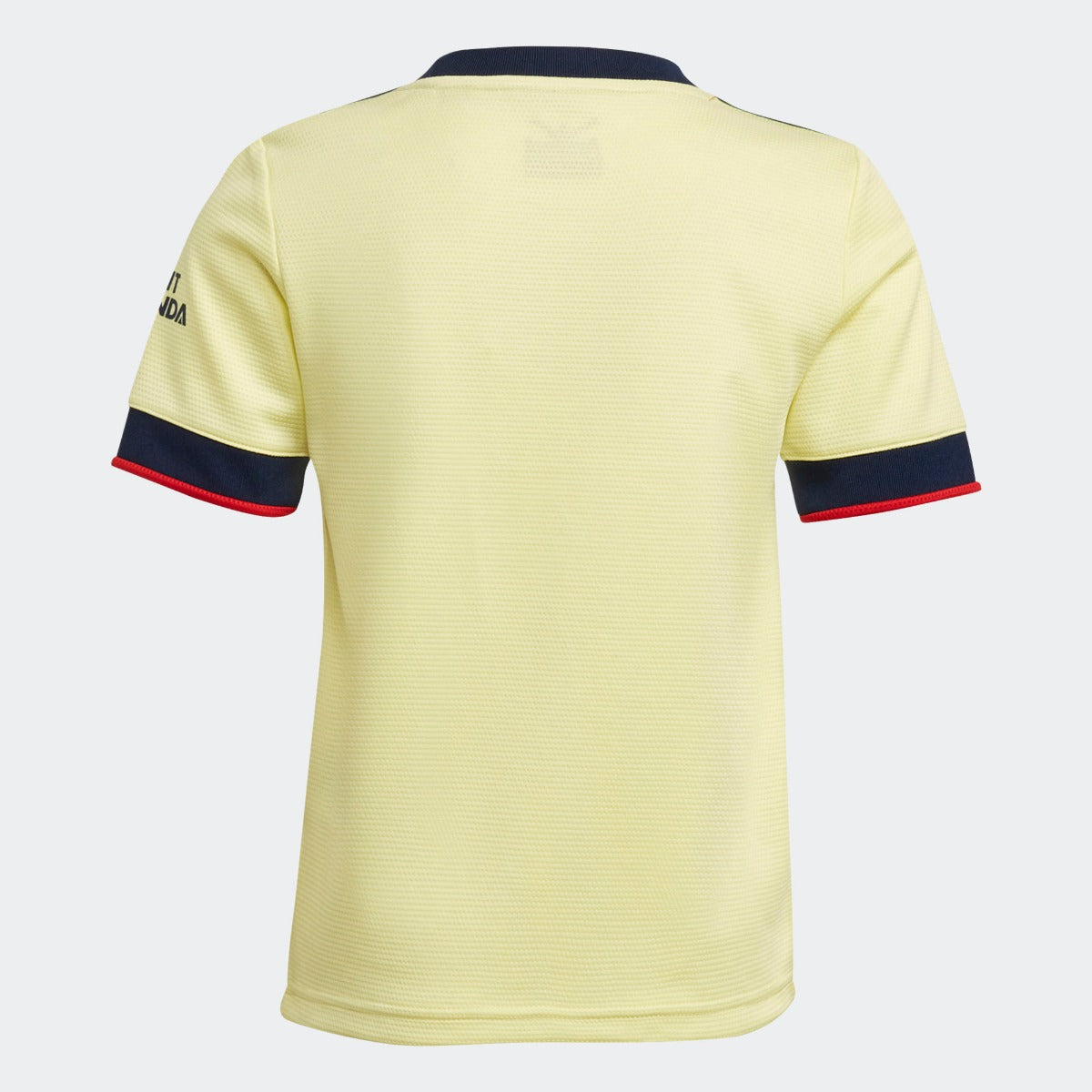 Adidas 2021-22 Arsenal Away Mini Kit - Pearl Citrine (Shirt - Back)