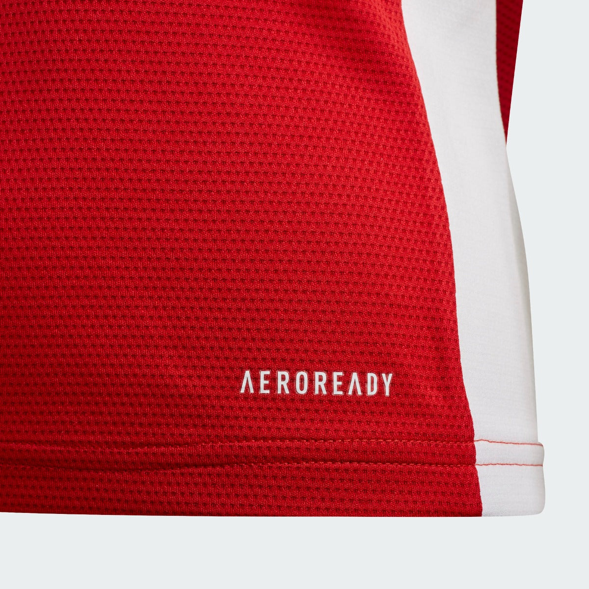 Adidas 2021-22 Arsenal Youth Home Kit - Scarlet-White (Detail 2)