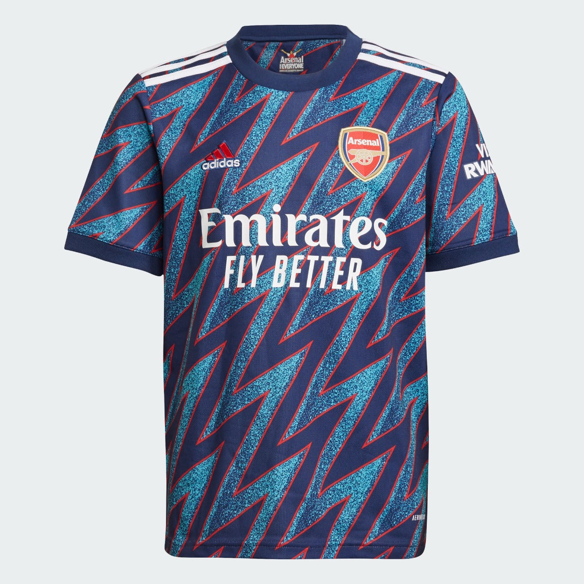 Adidas 2021-22 Arsenal Youth Third Jersey - Mystery Blue (Front)