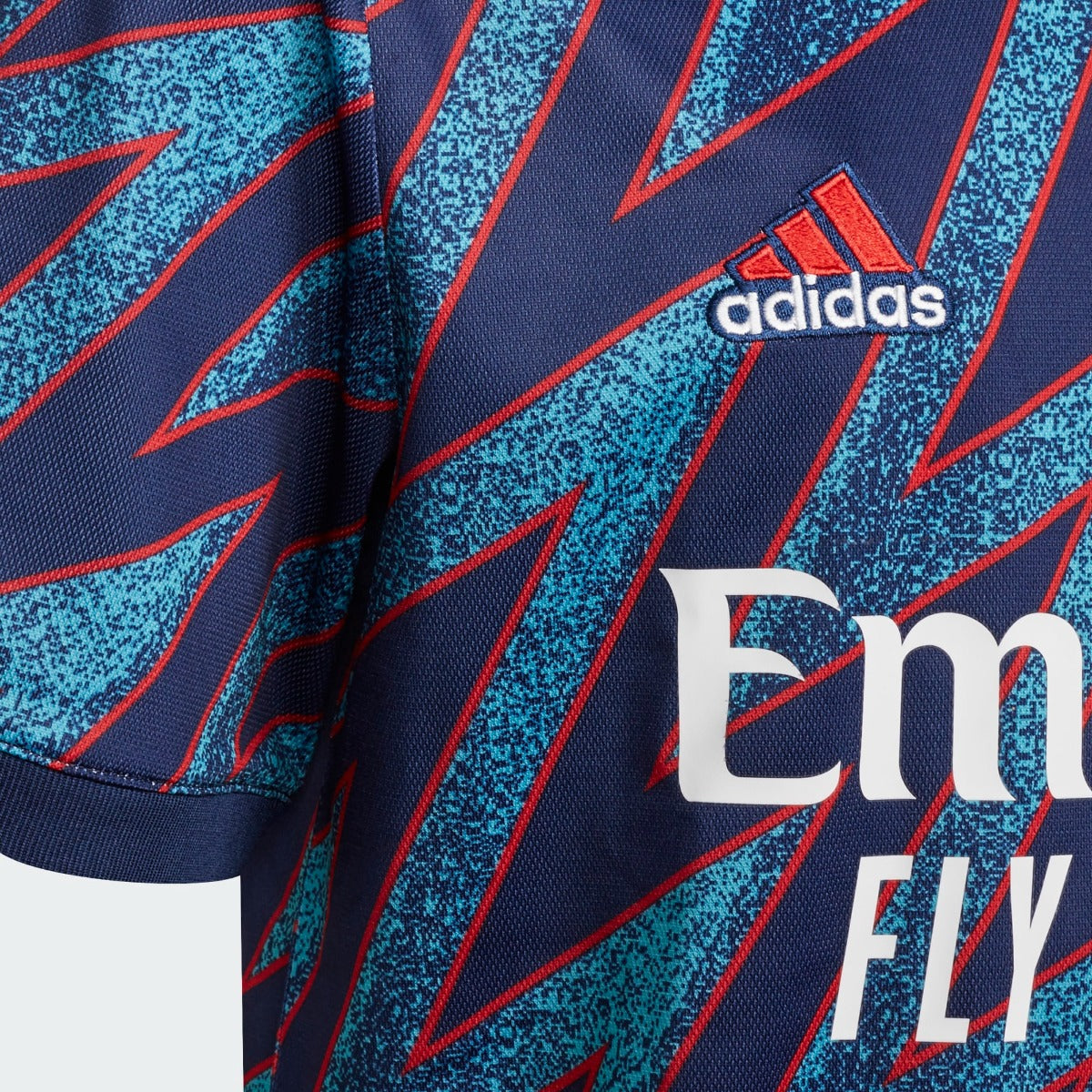 Adidas 2021-22 Arsenal Youth Third Jersey - Mystery Blue (Detail 2)