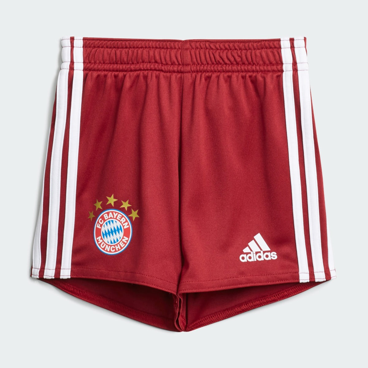 Adidas 2021-22 Bayern Munich Home Baby Set - True Red (Shorts - Front)