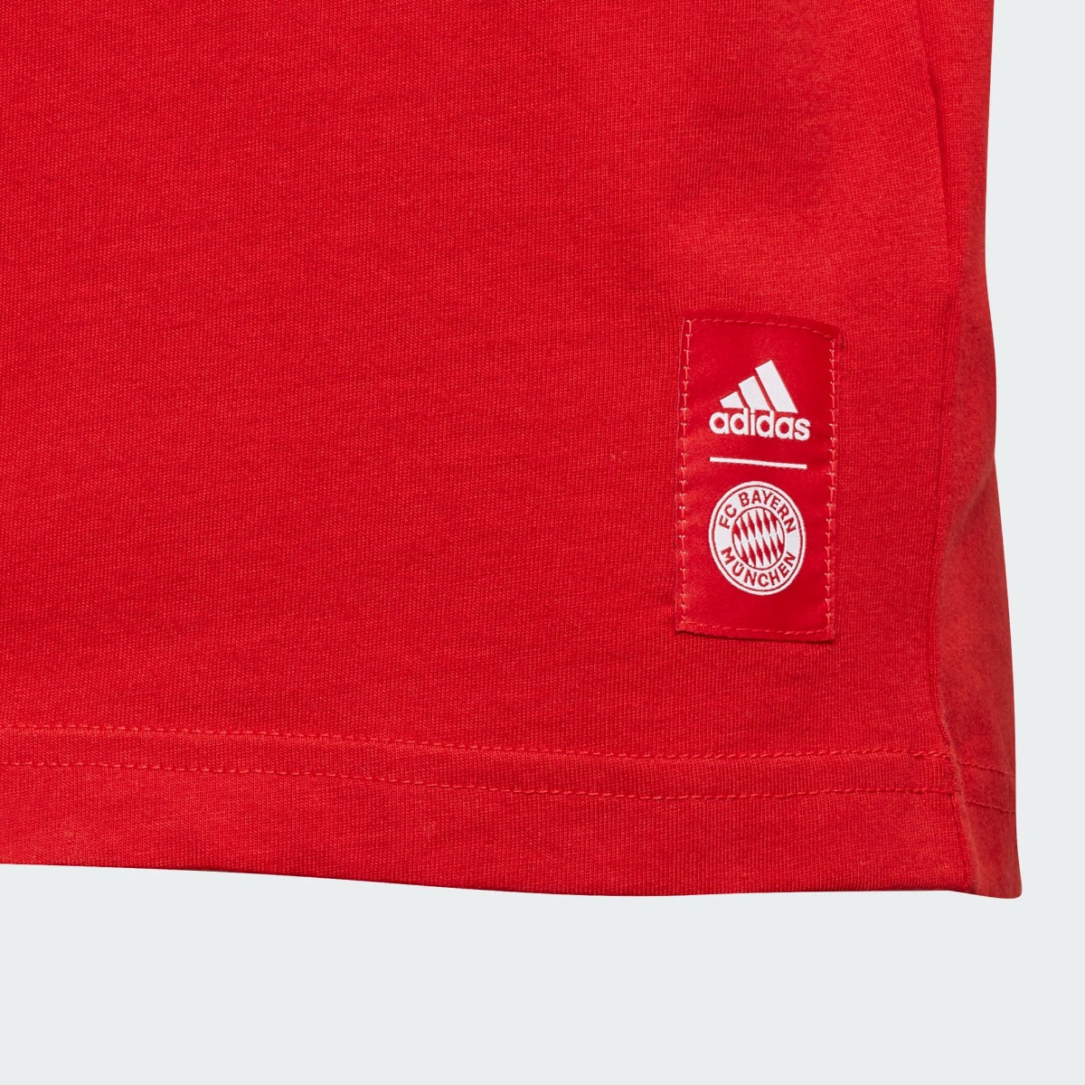 Adidas 2021-22 Bayern Munich Youth Tee - Red (Detail 3)