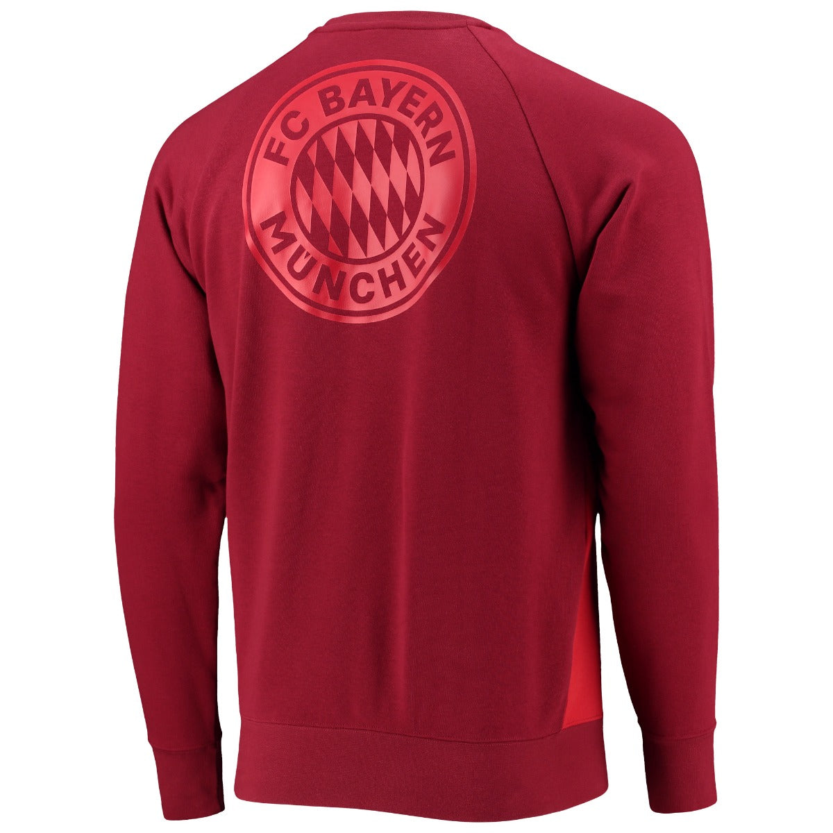Adidas 2021-22 Bayern Munich Graphic Crew Sweatshirt - Red (Back)