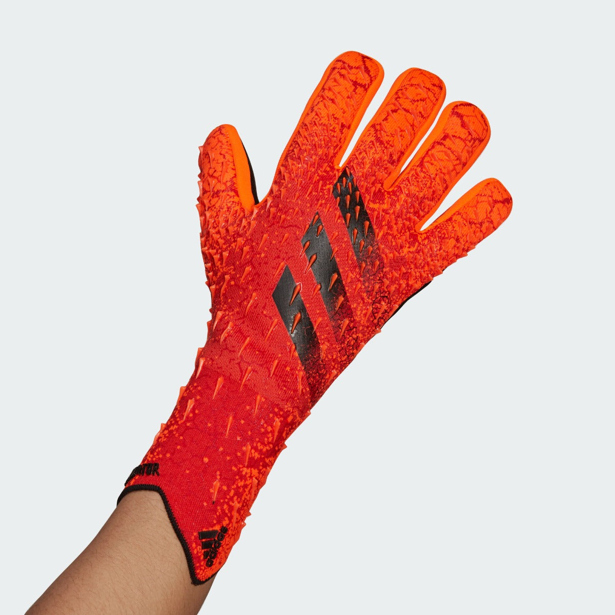 Adidas Predator Pro Goalkeeper Gloves - Solar Red-Black (Single - Outer)