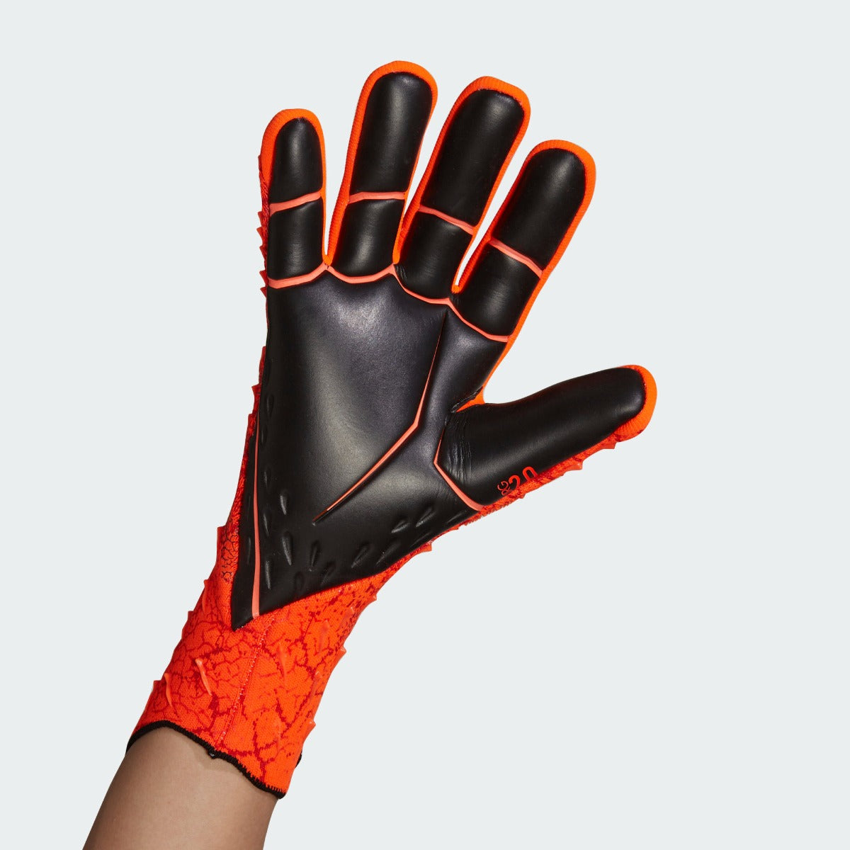 Adidas Predator Pro Goalkeeper Gloves - Solar Red-Black (Single - Inner)