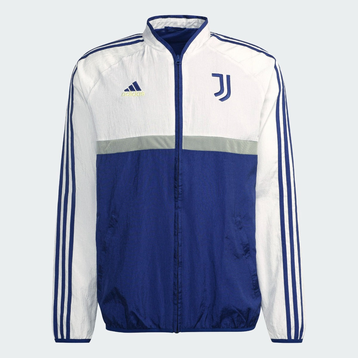 Adidas 2021-22 Juventus Icons Woven Jacket - Victory Blue-White (Front)