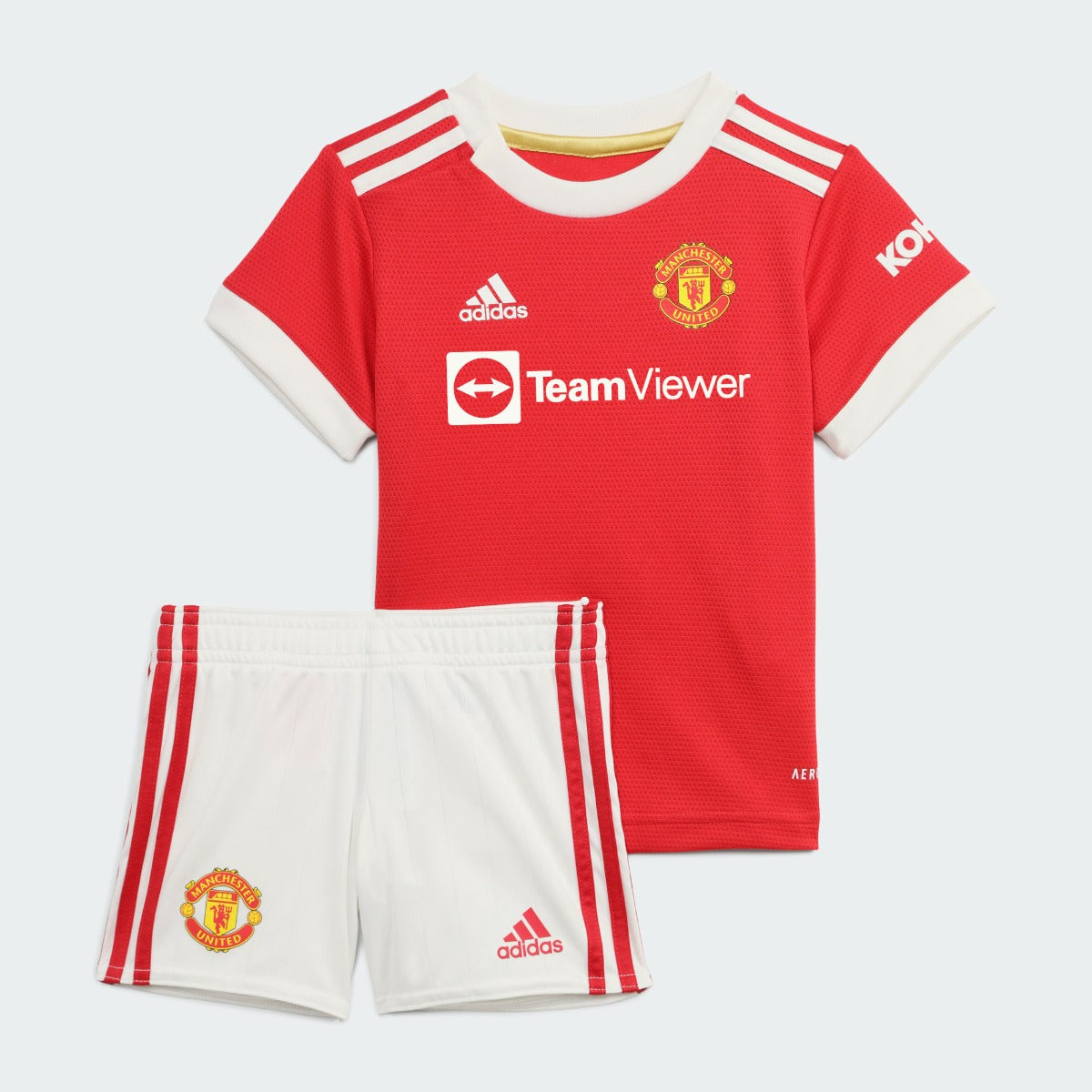Adidas 2021-22 Manchester United Home Baby Set - Red-White (Set)