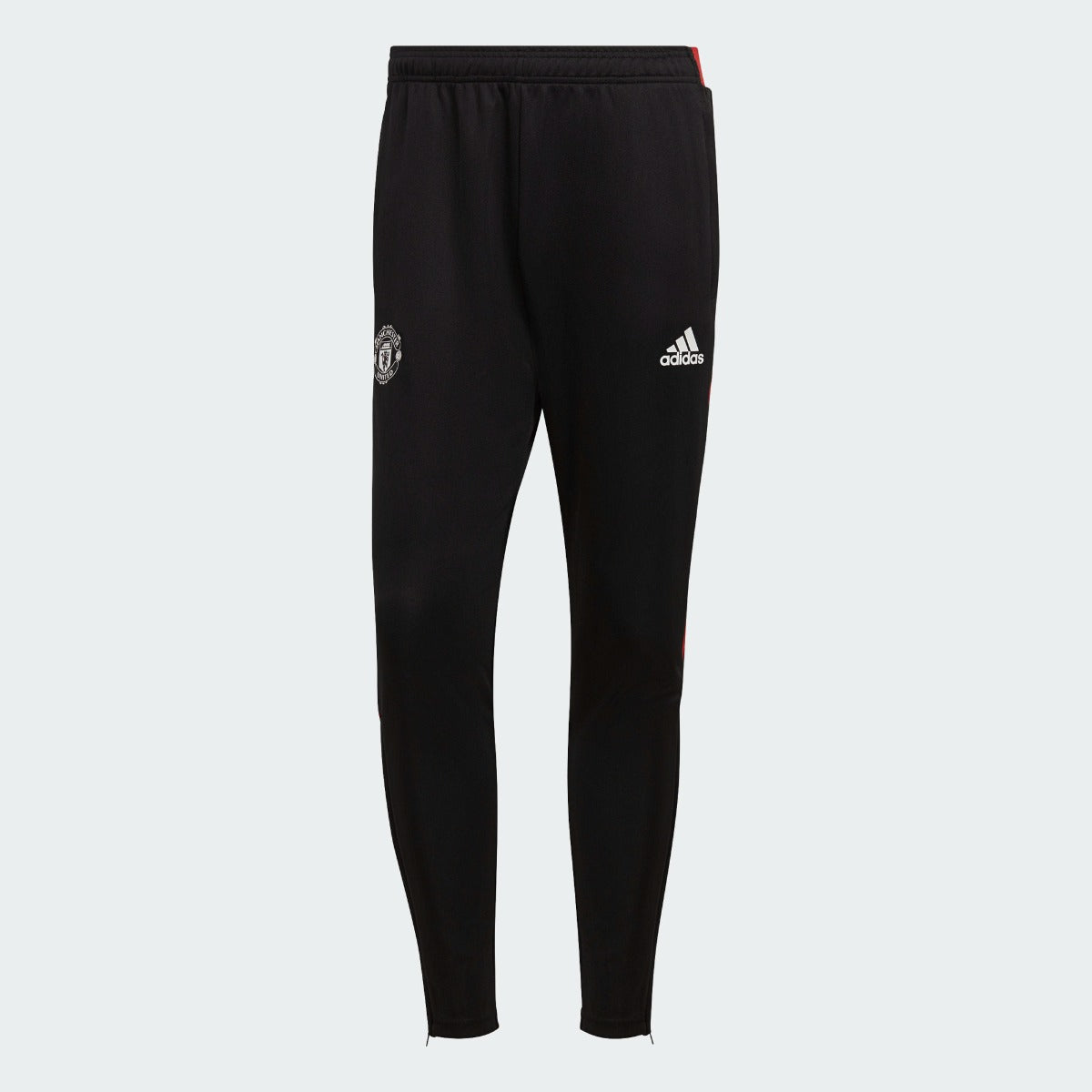 Adidas 2021-22 Manchester United Training Pants - Black-Red (Front)