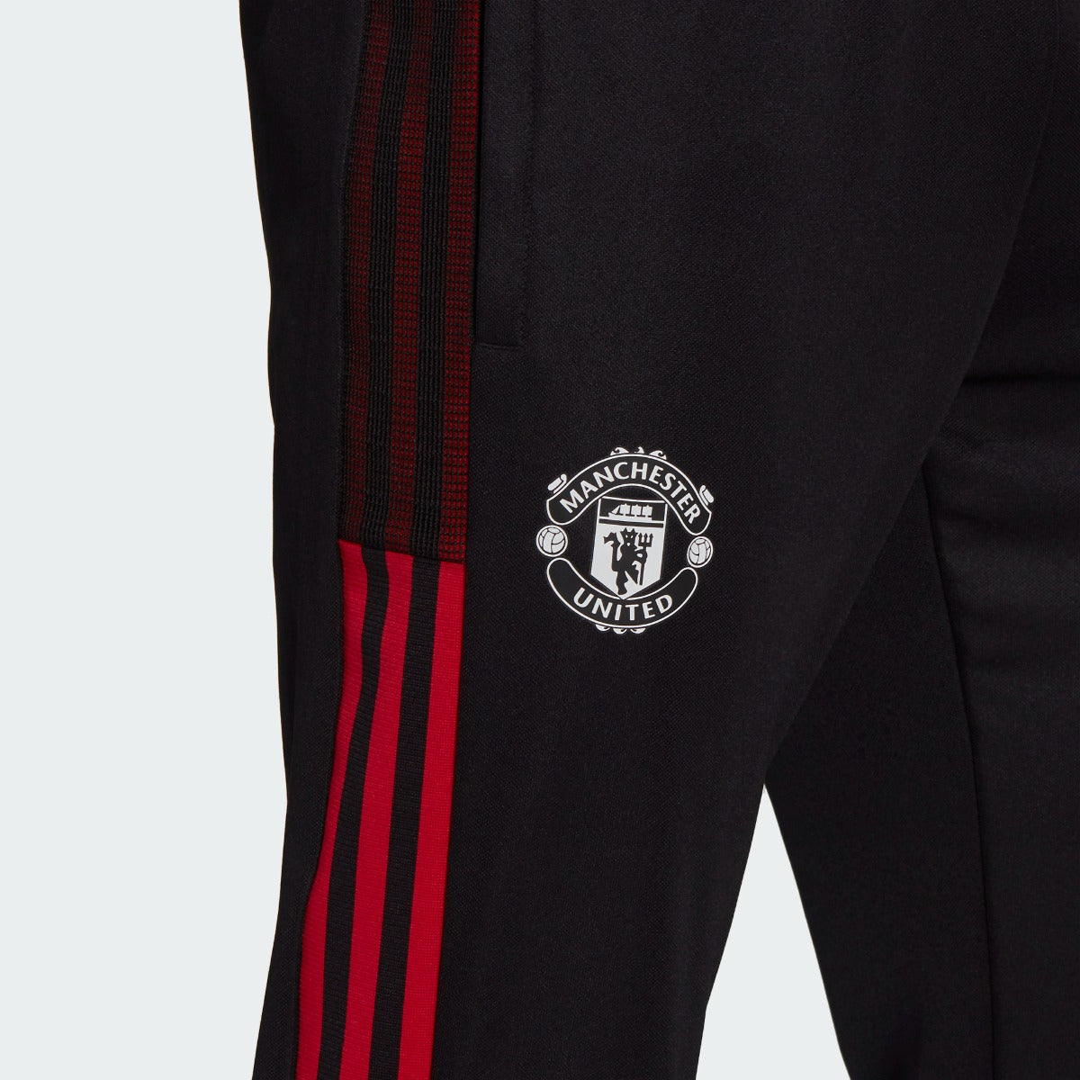 Adidas 2021-22 Manchester United Training Pants - Black-Red (Detail 1)