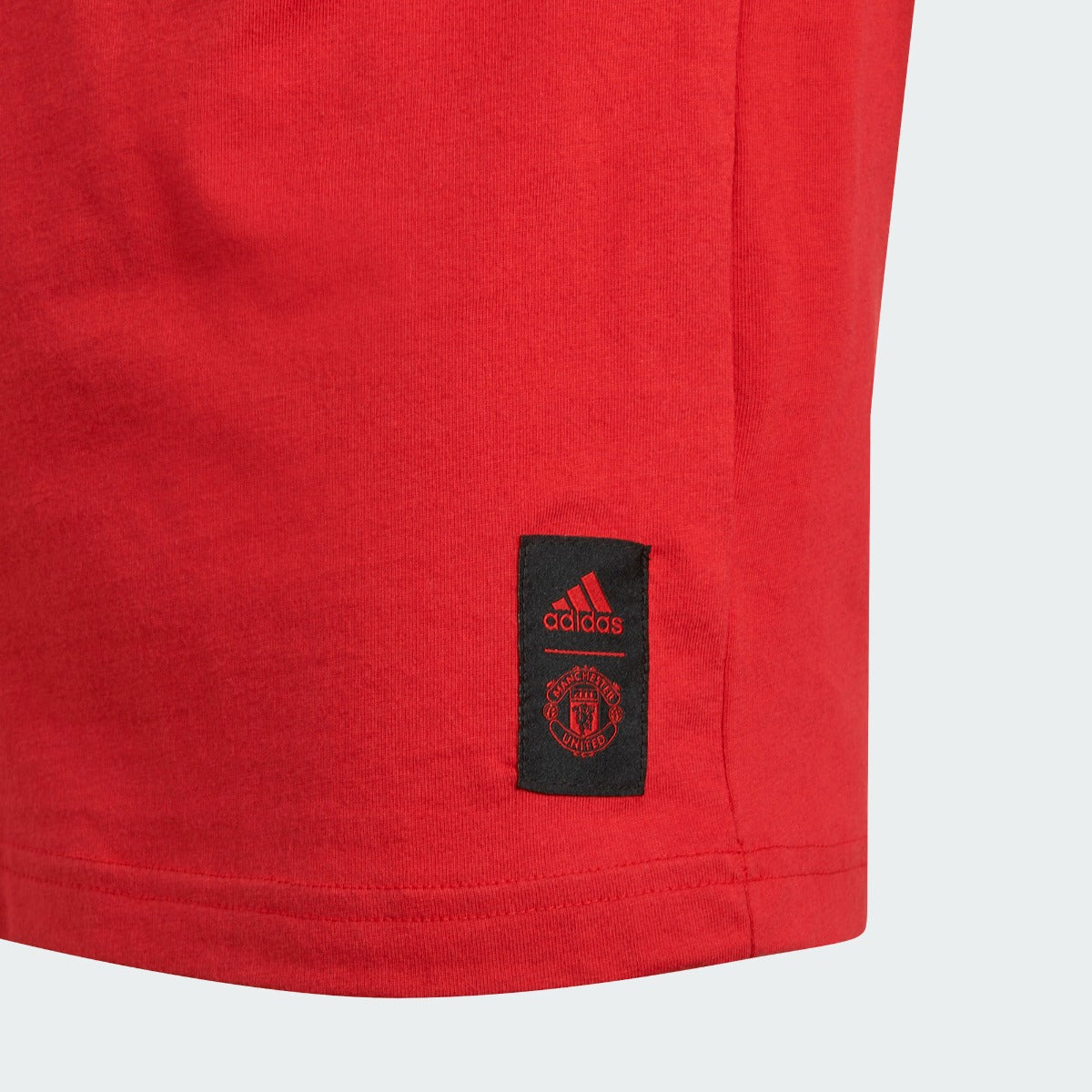 Adidas 2021-22 Manchester United Youth Tee - Red (Detail 3)