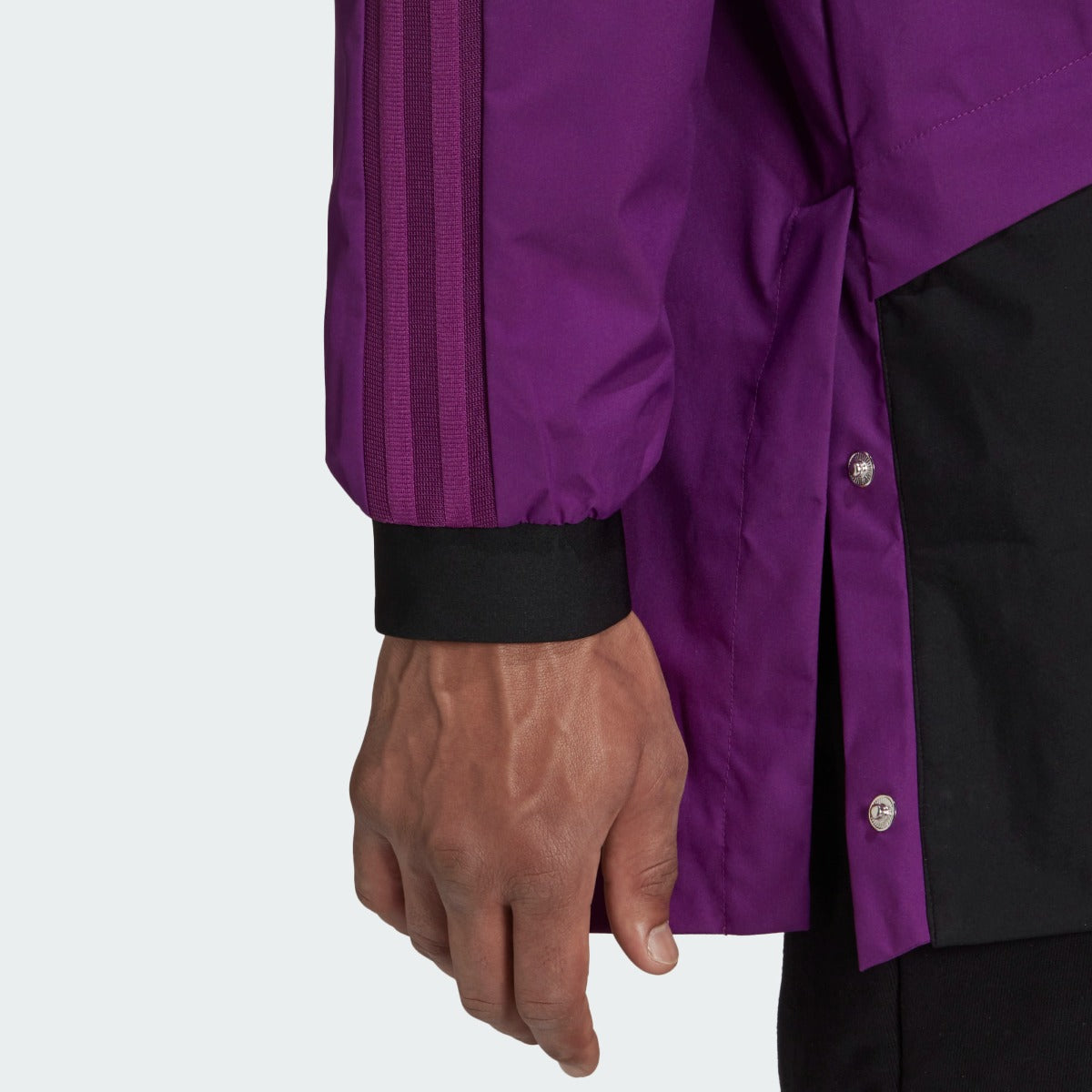 Adidas 2021-22 Manchester United Travel Drill Jacket - Black-Purple (Detail 3)
