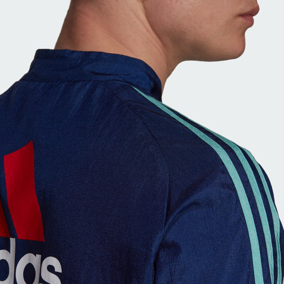 Adidas 2021-22 Arsenal Icons Woven Track Jacket - Mystery Blue (Detail 2)