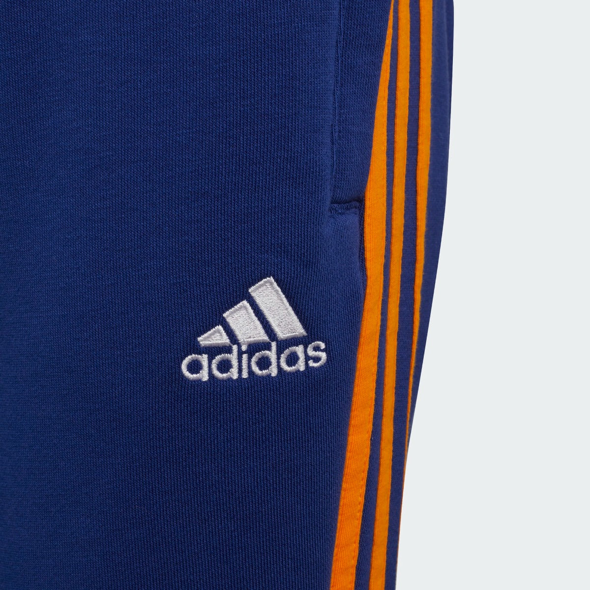 Adidas 2021-22 Real Madrid Youth Sweatpants - Navy-Orange (Detail 2)