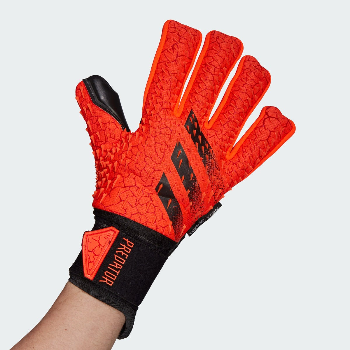 Adidas Predator Pro Ultimate Goalkeeper Gloves - Solar Red-Black (Single - Outer)