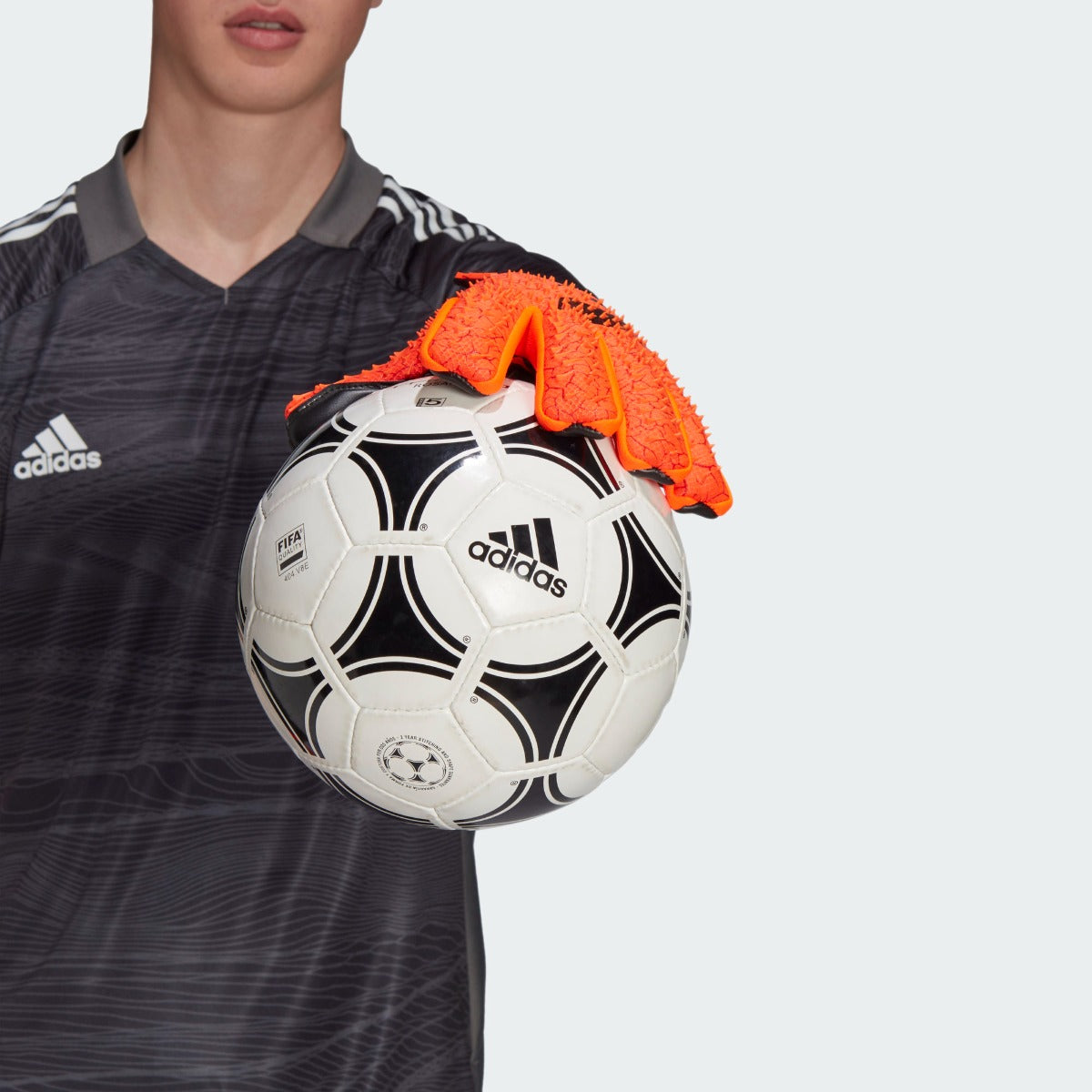 Adidas Predator Pro Ultimate Goalkeeper Gloves - Solar Red-Black (Model - Single)