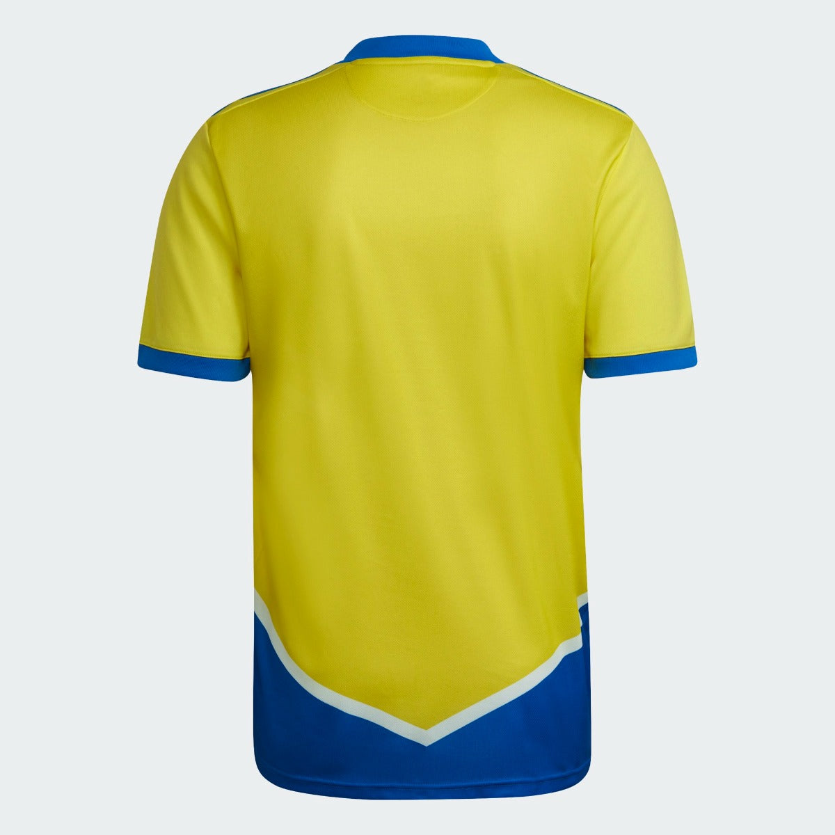 Adidas 2021-22 Juventus Third Jersey - Shock Yellow-Blue (Back)