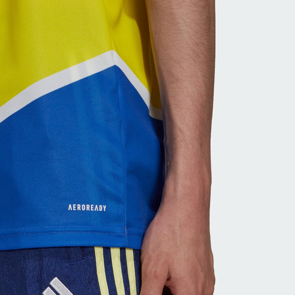 Adidas 2021-22 Juventus Third Jersey - Shock Yellow-Blue (Detail 3)
