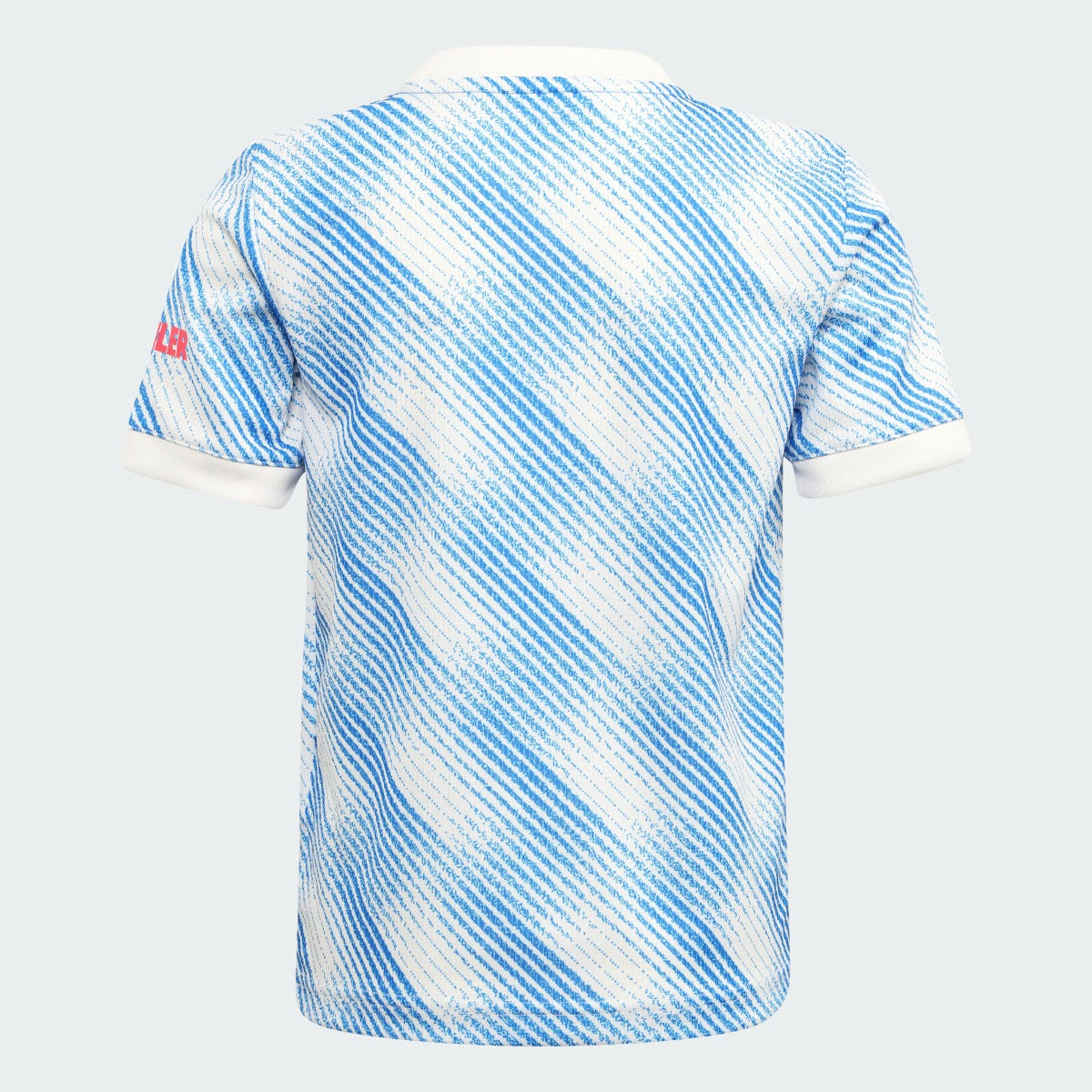 Adidas 2021-22 Manchester United Away MINI Kit - White-Glow Blue (Shirt - Back)