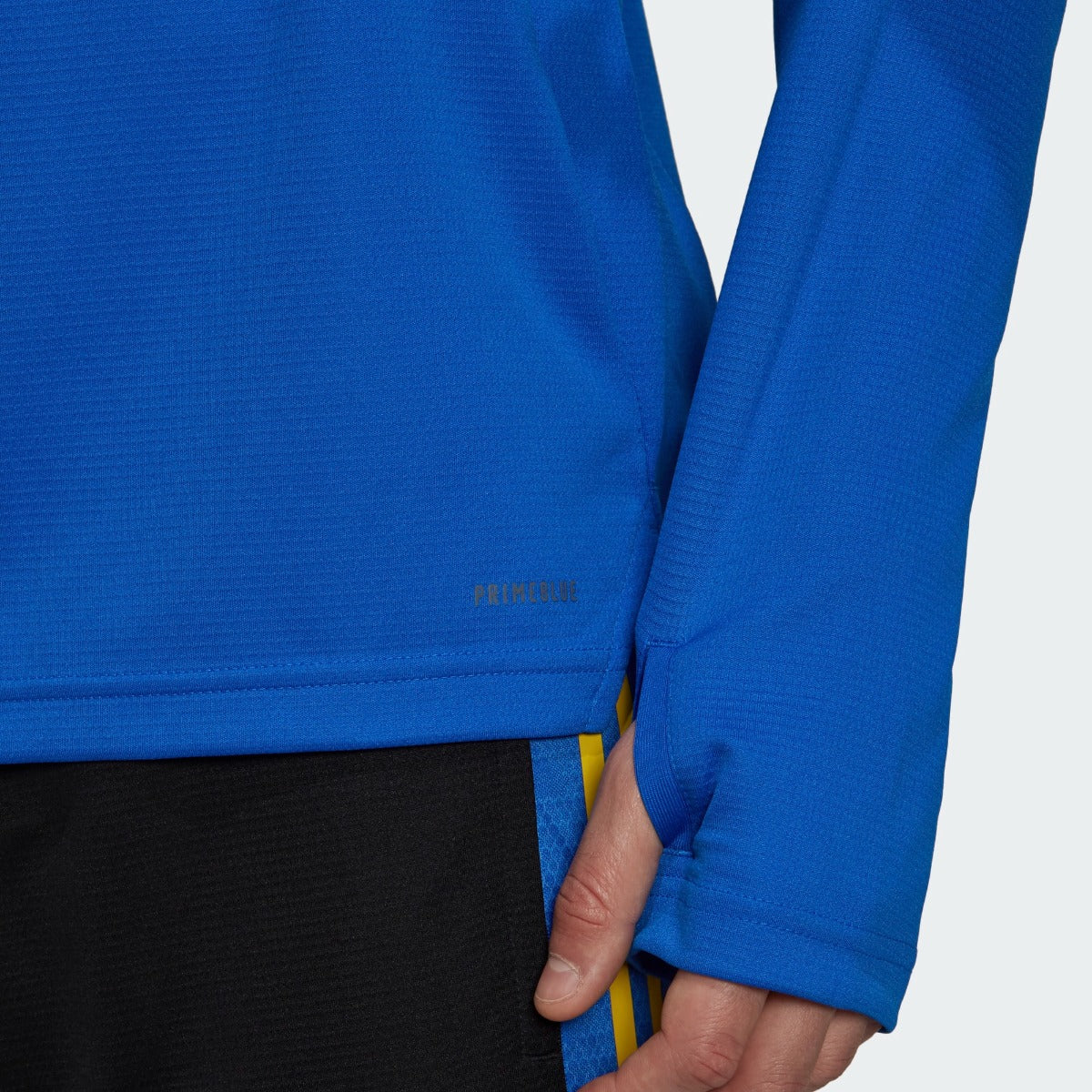 Adidas 2021-22 Manchester United Euro Training Top - Glow Blue (Detail 2)
