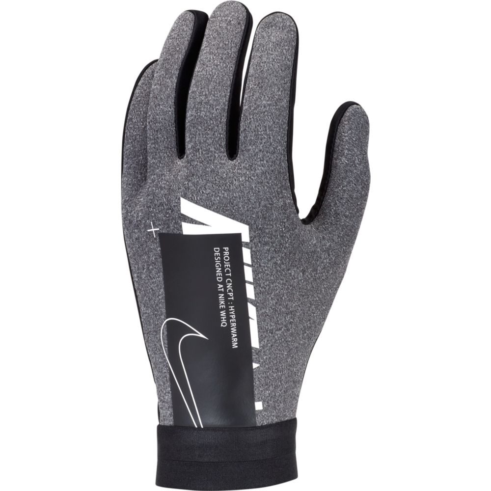 Nike Academy Hyperwarm Field Player Gloves - Grey-Black