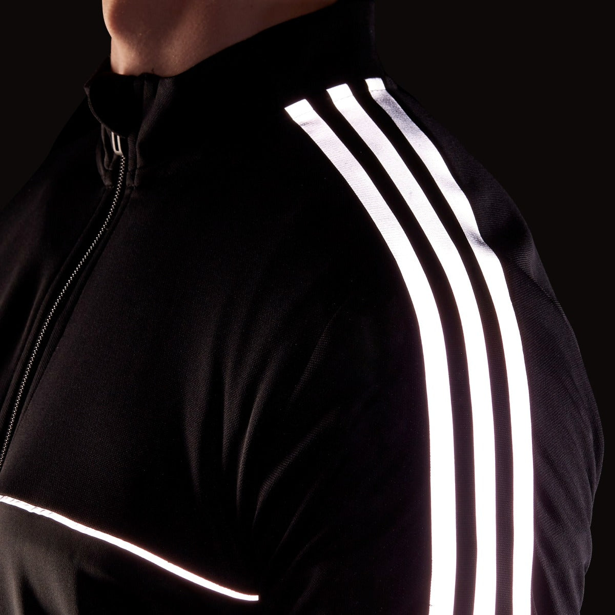 Adidas Tiro Track Jacket - Black-White (Detail 3)
